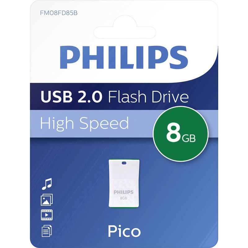 فلش مموری فیلیپس مدل Picco ظرفیت 8 گیگابایت