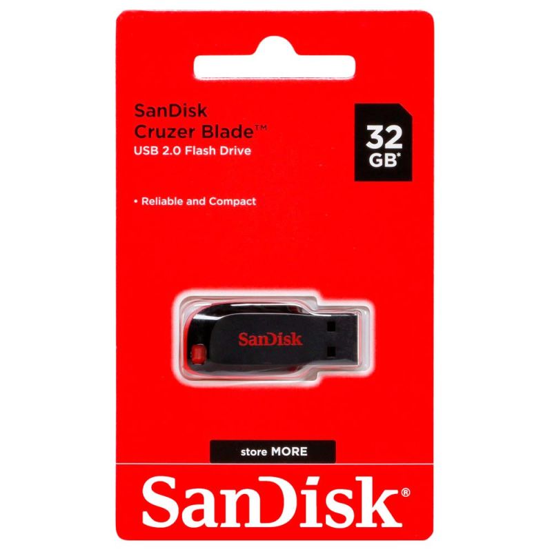 فلش مموری 32 گیگابایت سن دیسک مدل SanDisk Cruzer blade CZ50