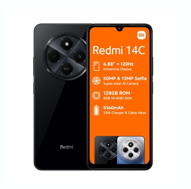 گوشی شیائومی گلوبال مدل Redmi14C 256/8