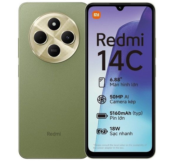 گوشی شیائومی (گلوبال) مدل Redmi14C 256/8