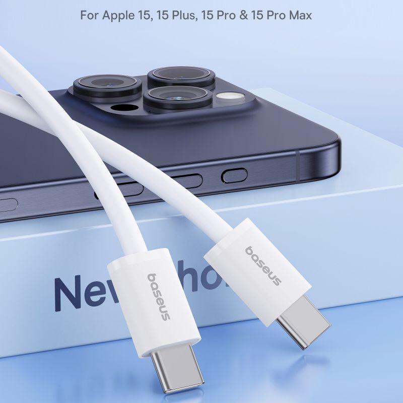 کابل تبدیل USB-C به USB-C بیسوس مدل Superior Series 2 30W طول 1 متر