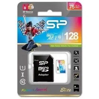 کارت حافظه 128 گیگابایت سیلیکون پاور مدل Micro SDXC Elite  با گارانتی مادام العمر